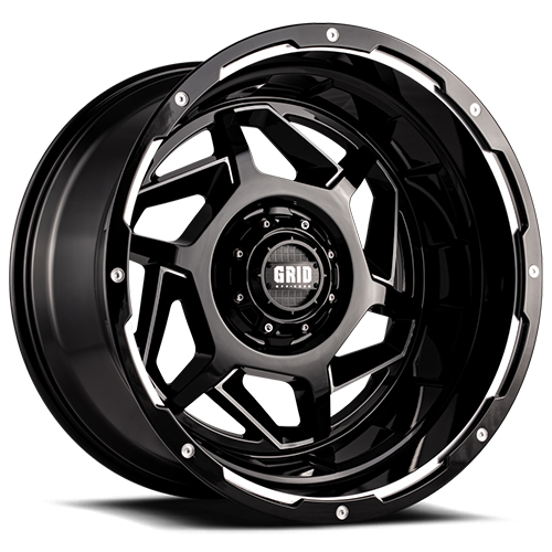 Grid Offroad GD14 Gloss Black Milled