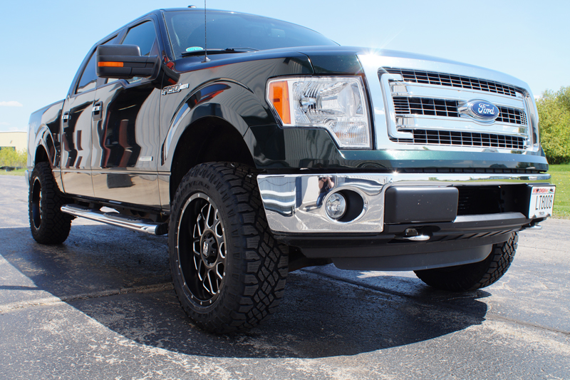 2013 Ford F-150 - 20x9 XD Series Wheels 275/60R20 Goodyear Tires Rough  Country  Suspension Leveling Kit