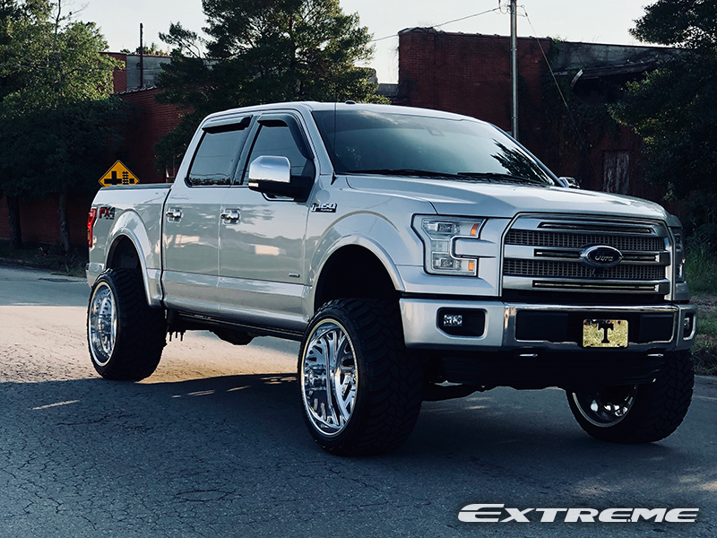 2015 Ford F-150 - 24x14 American Force Wheels 35x13.5R24 AMP Tires BDS 6-in...