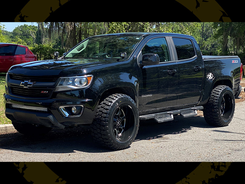 2018 Chevrolet Colorado Z71 Rbp Saharan 2 20x12 Ironman All Country Mt 33x12 50r20 6in Rough Country Suspension Lift 