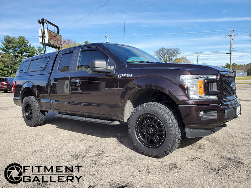 2018 Ford F150 Xl Vision Offroad 18x9 Goodyear Wrangler Duratrac Lt275 65r18 Leveled Suspension 