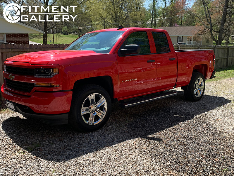 2019 Chevrolet Silverado 1500 Fuel Offroad Krank 516 20x12 Red Dirt Road Mts 33x12 50r20 4 5in Rough Country Suspension Lift 