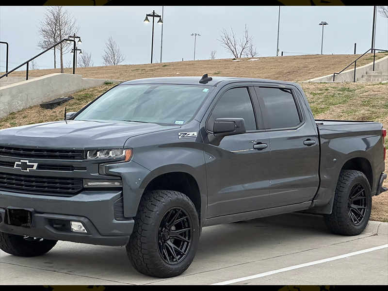 2019 Chevrolet Silverado Rst Fuel Catalyst 20x10 Toyo Open Country At3 295 55r20 2 5in Eibach Leveling Kit 