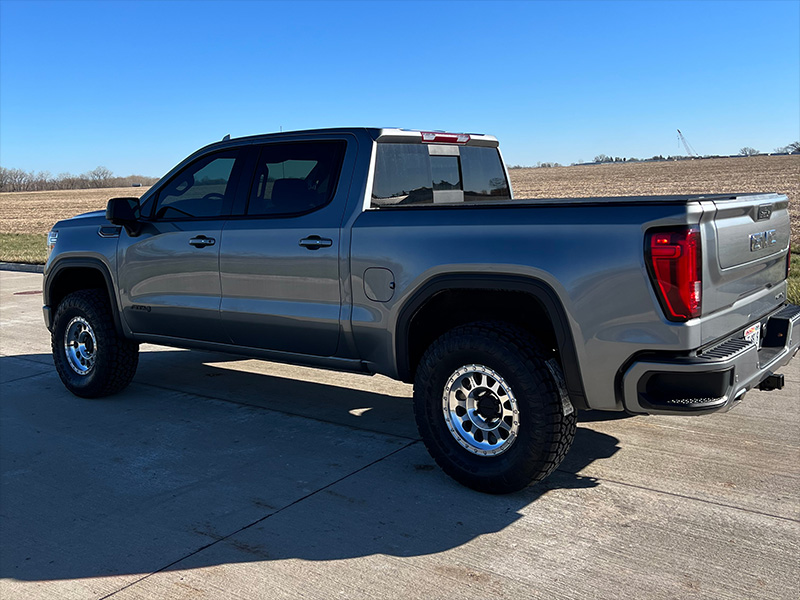 2019 Gmc Sierra 1500 At4 Method Race Mr315 17x8 5 Toyo Open Country At3 315 70r17 2in Rough Country Leveling Kit 