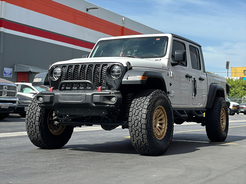 2020 Jeep Gladiator Sport S Black Rhino Raid 17x8 Toyo Open Country At3 37x12 50r17 3 5in Rough Country Suspension Lift 