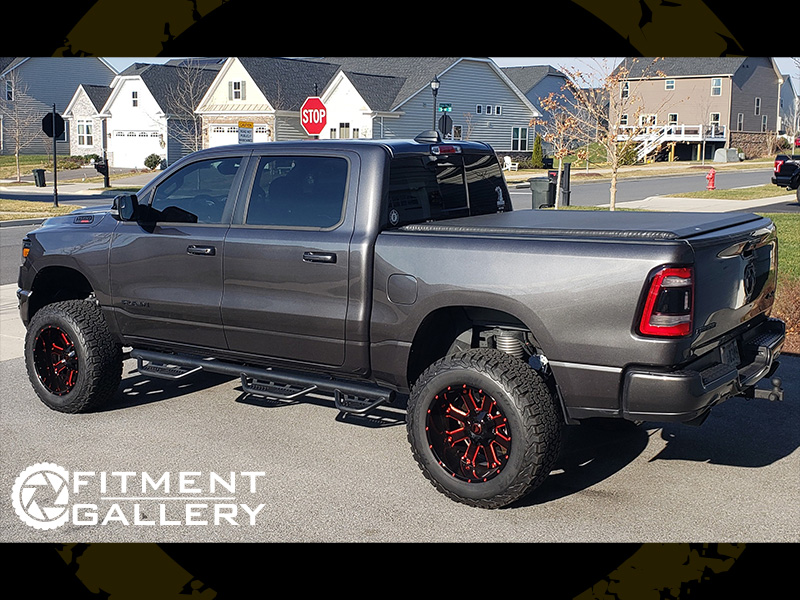 2021 Ram 1500 Big Horn American Offroad A108 20x12 Bfgoodrich All Terrain At K02 35x12 50r20 6in Rough Country Suspension Lift 0