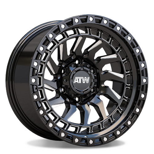 ATW Offroad Culebra Gloss Black W/ Milled Spokes & Stainless Bolts Photo