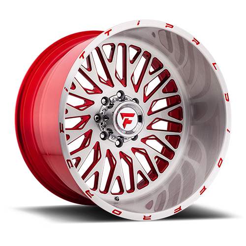 Fittipaldi Offroad FTF07 X-Trail Brushed W/ Red Milled Spokes Photo