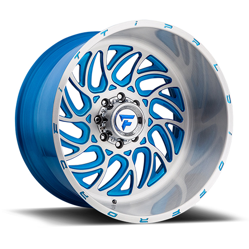 Fittipaldi Offroad FTF09 X-Trail Brushed W/ Blue Milled Spokes Photo