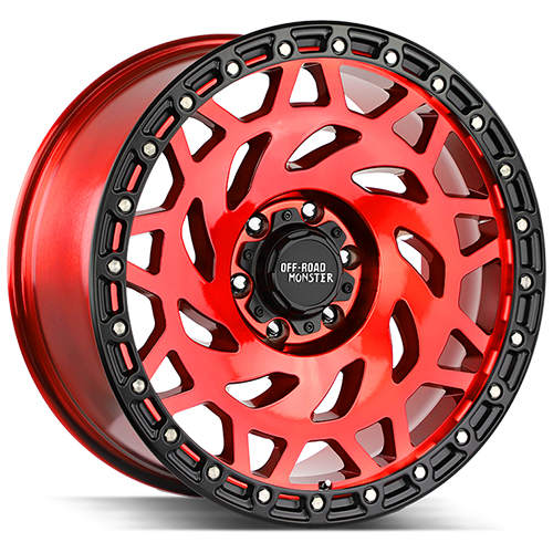 Off-Road Monster M50 Candy Red W/ Black Ring