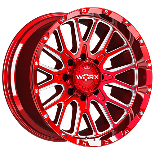 Worx 818RM Gloss Candy Red W/ Milled Accents